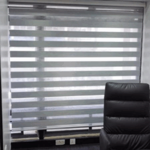Zebra roller blind