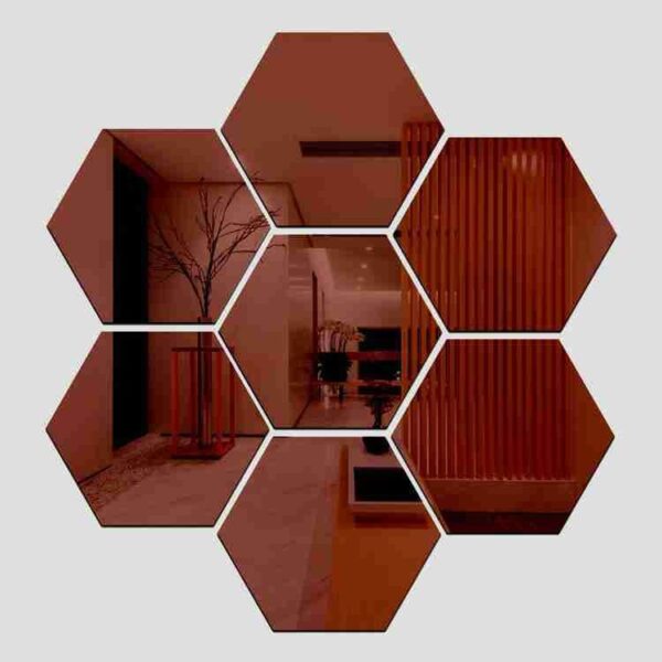 Hexagon acrylic mirrors - Image 4