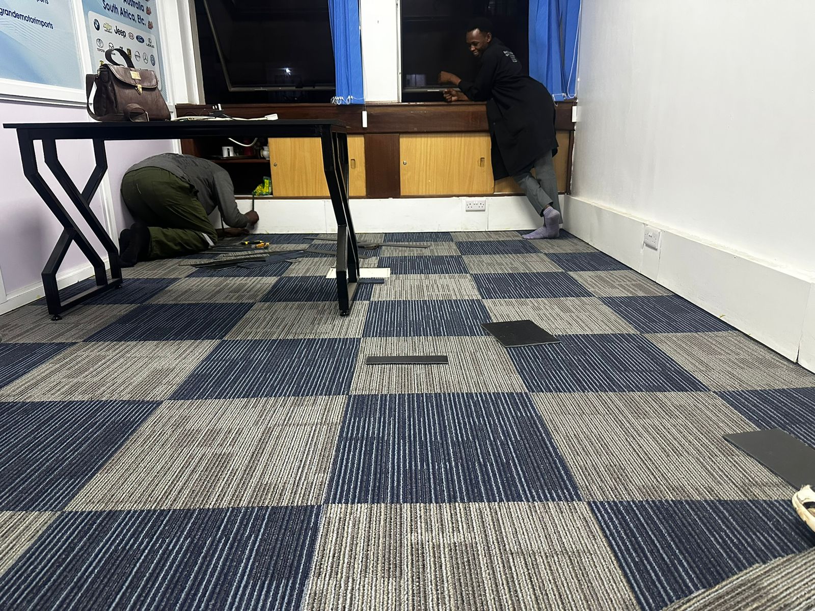 Step-by-Step Modern Office Renovation: Commercial Carpet Tiles Installation