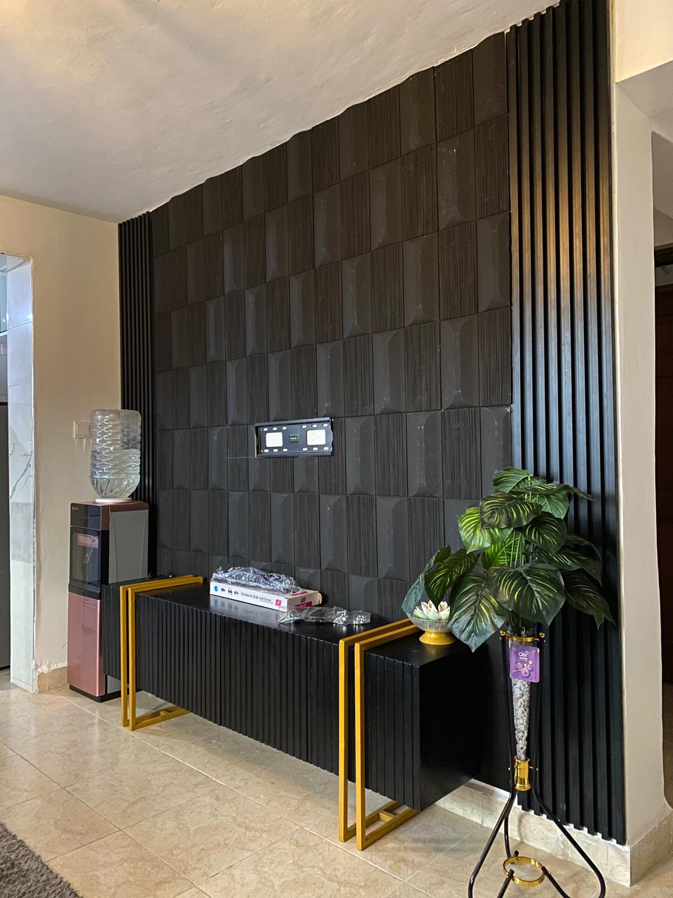 Bold and Sophisticated: Premium 3D Decorative Wall Panel Installation