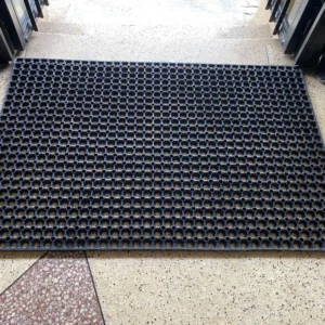 Rubber ring door mat 80 x 120cm laid flat at a shop entrance in Nairobi